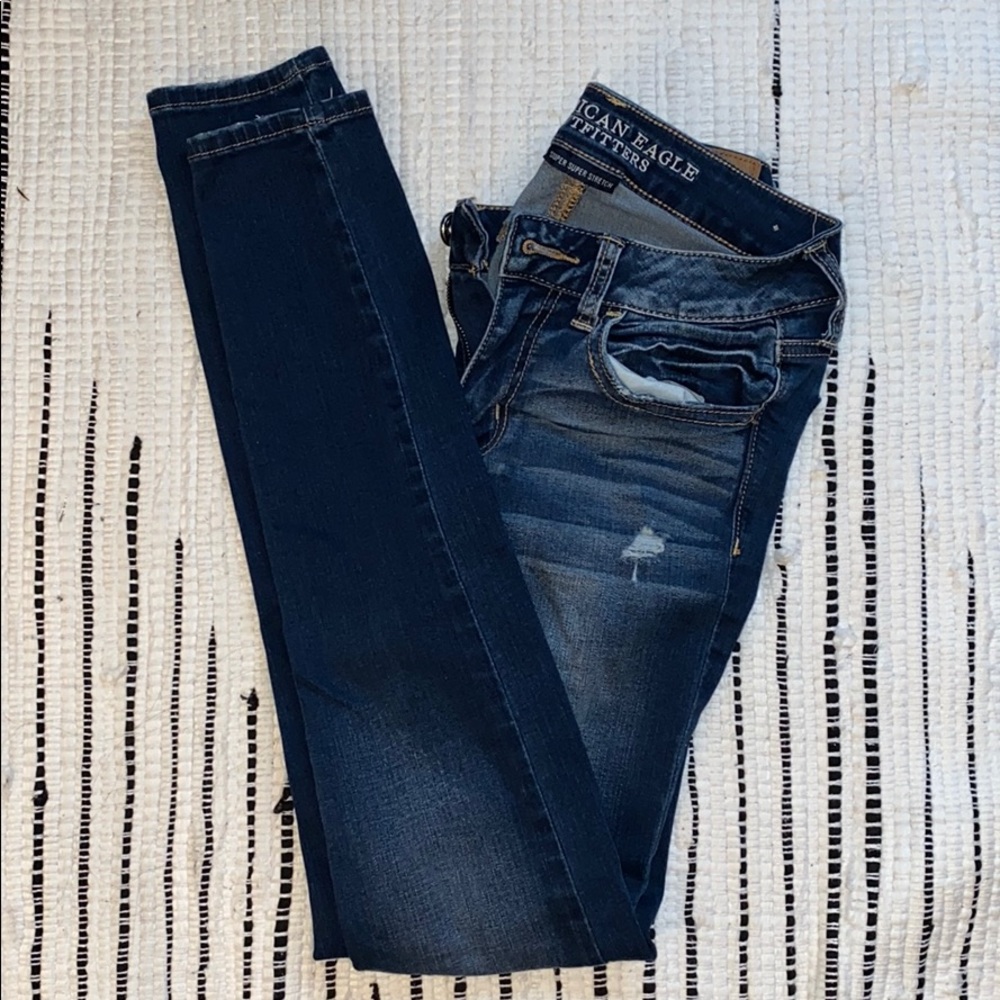 American eagle super stretch skinny jeans